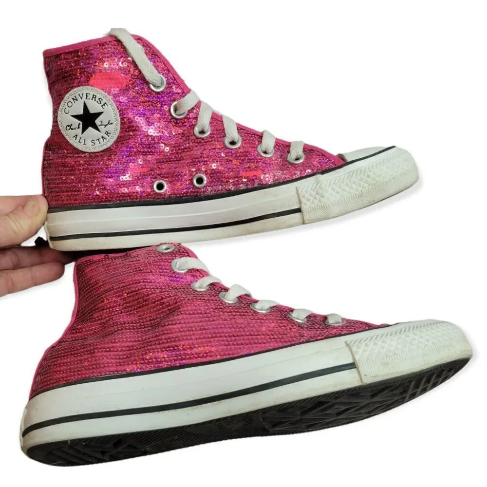 Converse sequin sneakers 4